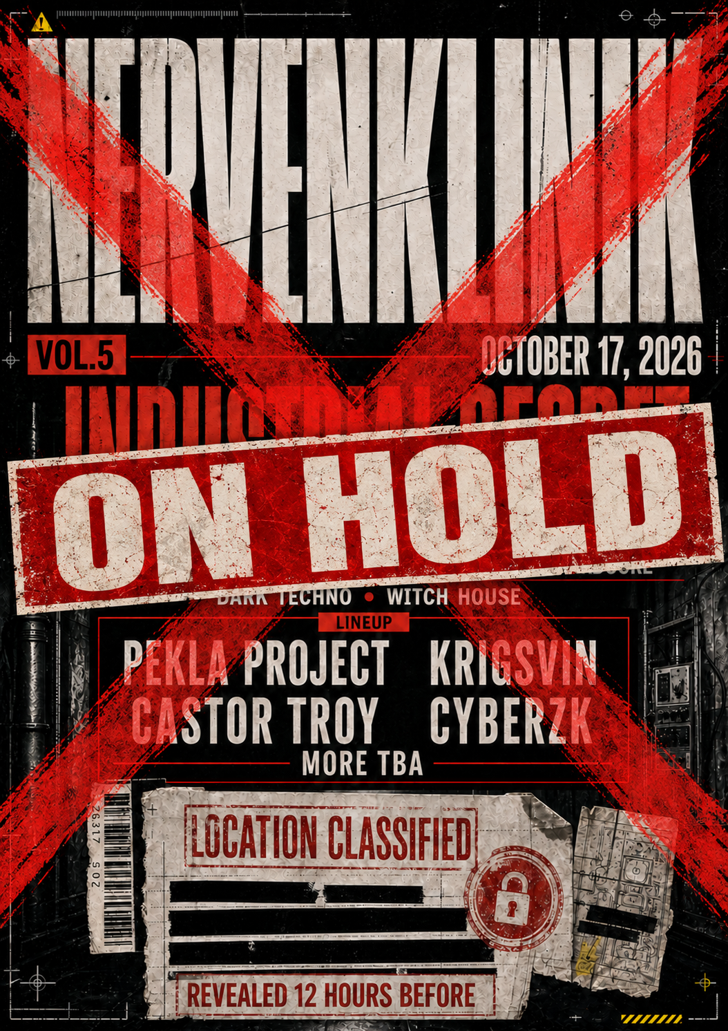 NERVENKLINIK Vol. 5: Industrial Secret — event on hold